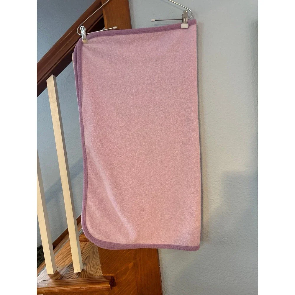 Carters Just One Year Little Cupcake Lavender Baby Blanket Purple Fleece Cupcake